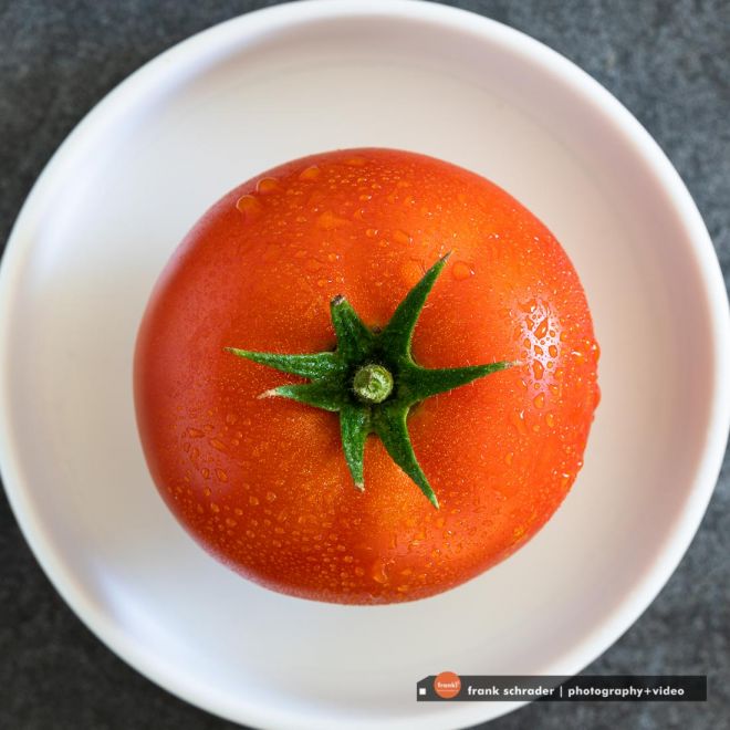 Tomato, macro-shot