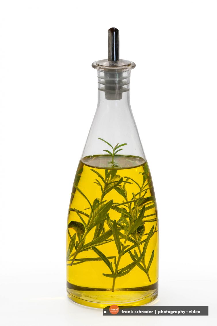 Bottle of Rosemary-flavored Olive Oil