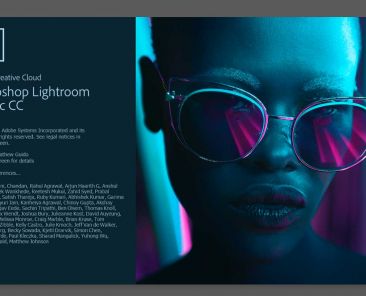 Adobe Lightroom Classic CC Version 2018 start screen