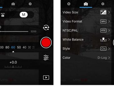 Mavic Pro camera settings (illustration 01)