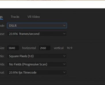 Video 16:9 aspect ratio settings